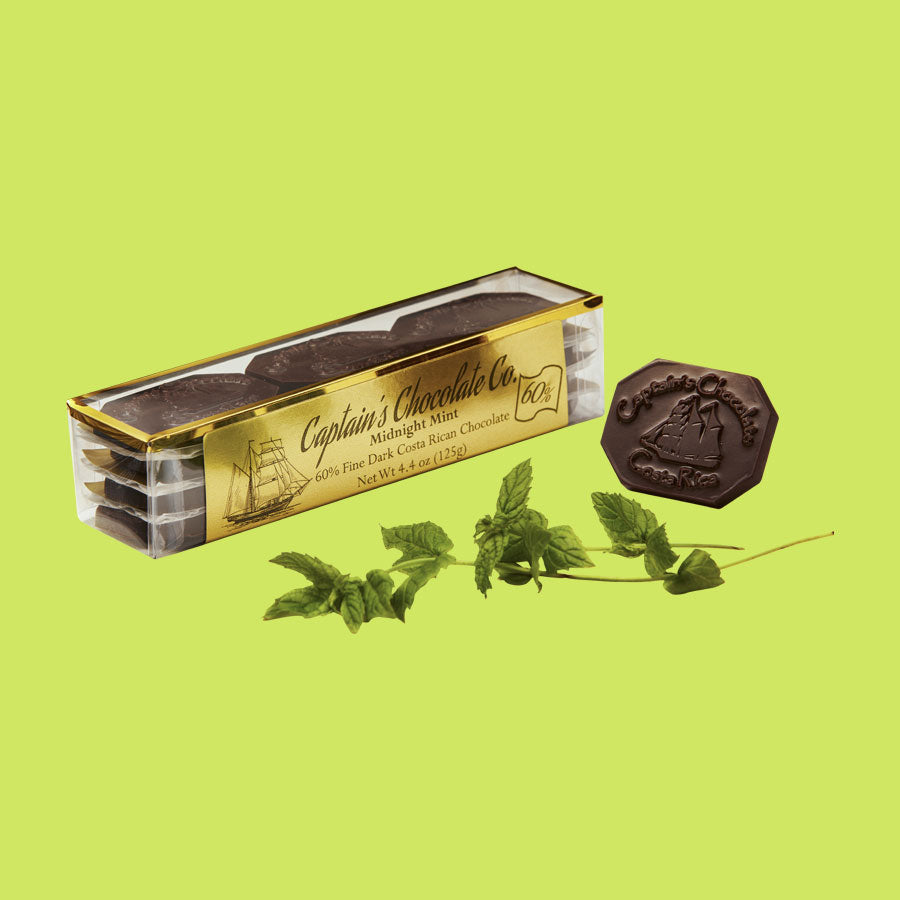 Organic Midnight Mint Dark Chocolate Box (12pc)