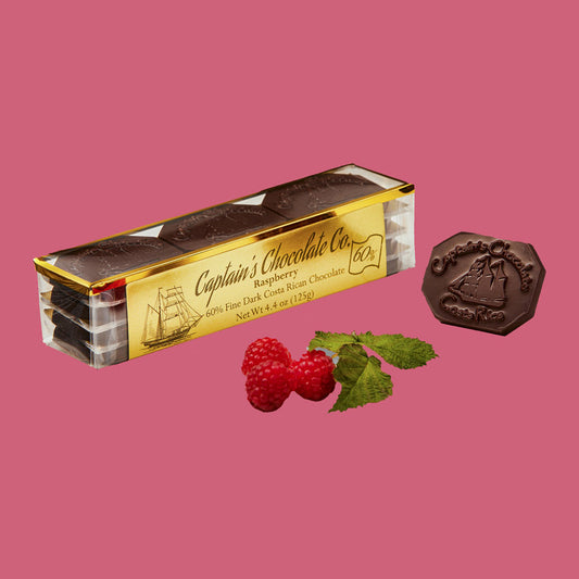 Organic Dark Raspberry Chocolate Box (12pc)